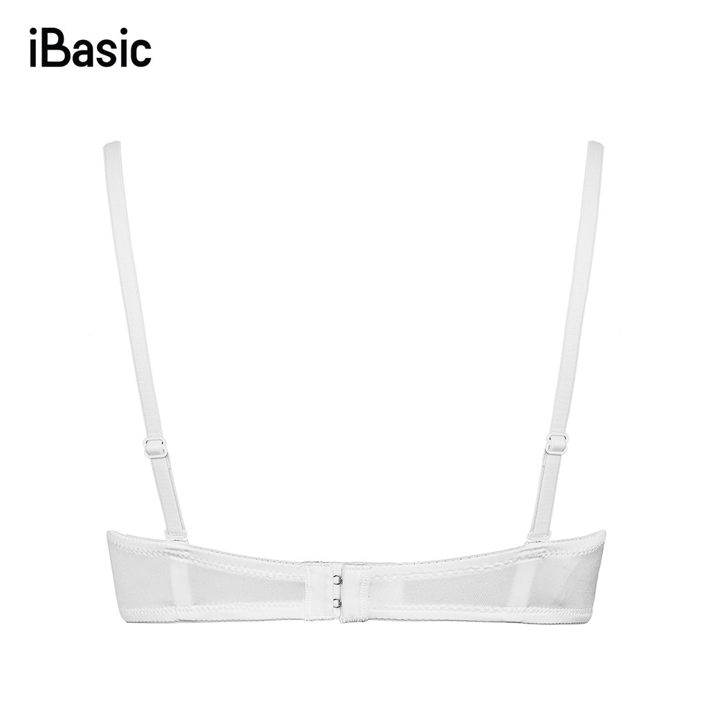 Áo ngực có gọng phom cup lớn mút mỏng trơn iBasic VA080