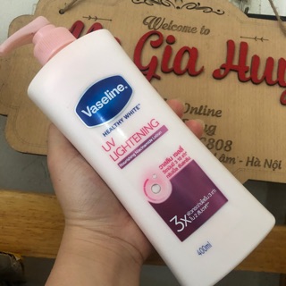 kem dưỡng thể chống nắng trắng da vaseline 400ml