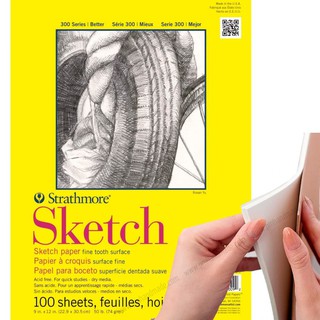 Tập vẽ Sketch Strathmore 9" X 12" 100 trang