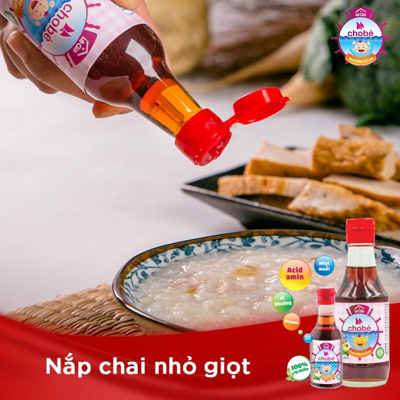 Nước mắm Lê Gia ăn dặm cho bé