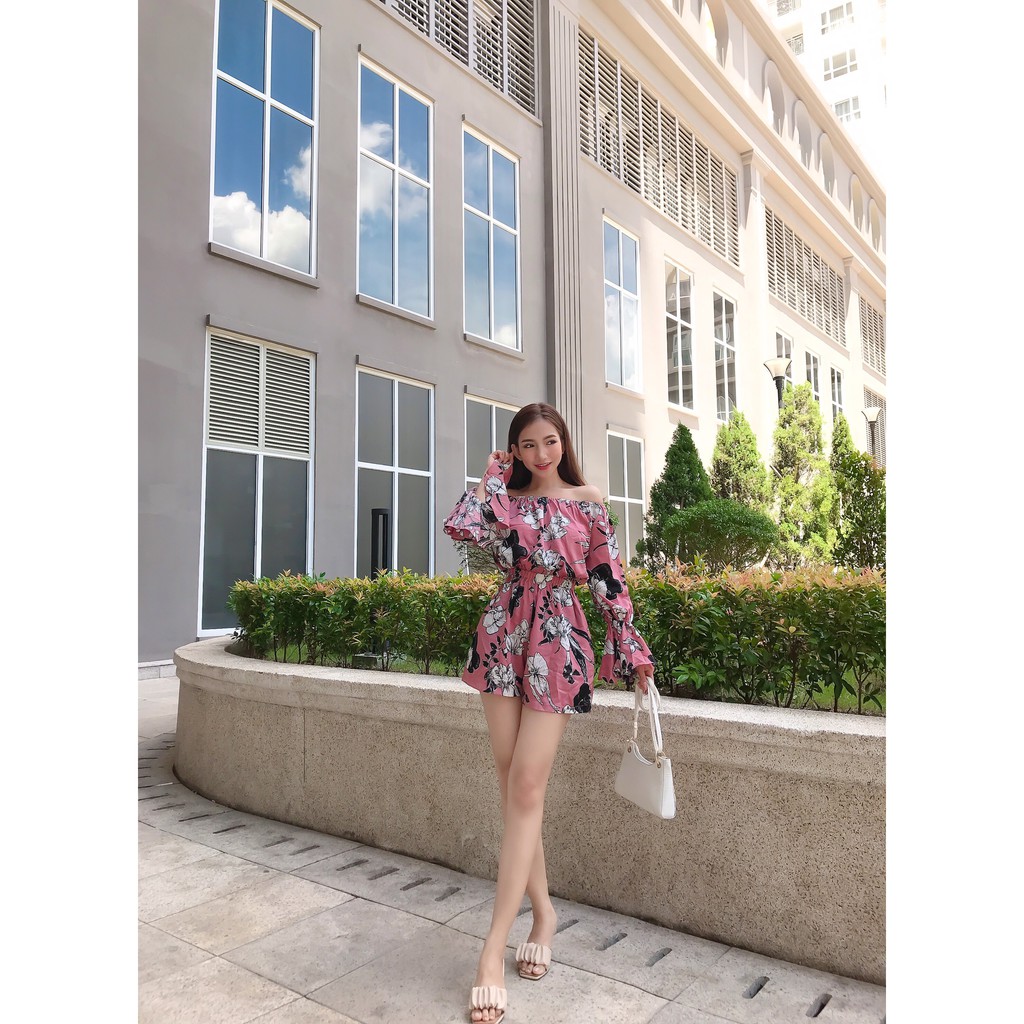 YELLOWTAG - Jum thời trang ngắn bẹt vai tay loe dạo phối | BigBuy360 - bigbuy360.vn