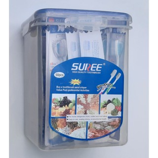 [lông tơ] Bộ 03 cây Bàn chải đánh răng lông tơ chống hôi miệng Suree Thái Lan