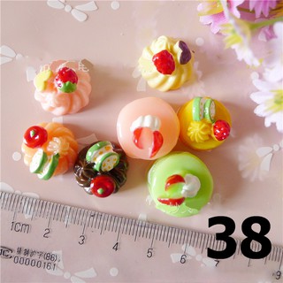 A73 Charm hoa quả charm mèo charm kem charm kẹo nguyên liệu làm thủ công handmade
