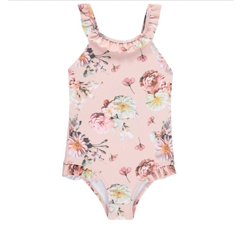 Áo bơi hoa cho bé nhỏ hơn màu lạ đẹp chuẩn auth săn sale Uk sz 18-24m