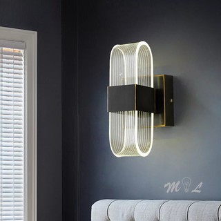 [RẺ VÔ ĐỊCH]Đèn Led treo tường ốp tường trang trí trong nhà cầu thang Led 8W 3 chế độ màu 220V