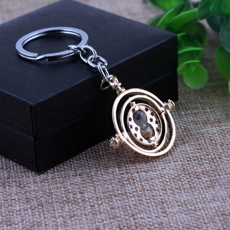 Móc Khóa Đồng Hồ Cát Thời Gian Cổ Điển