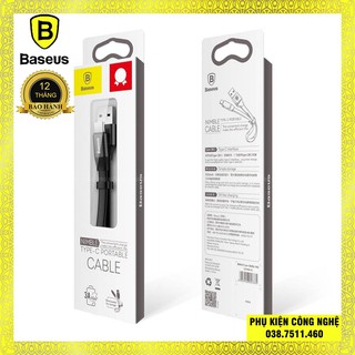 Cáp sạc ngắn Baseus 23cm lightning , micro , type c