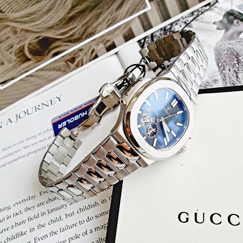 ĐỒNG HỒ NAM HUBOLER LỘ CƠ SIZE 40Mm