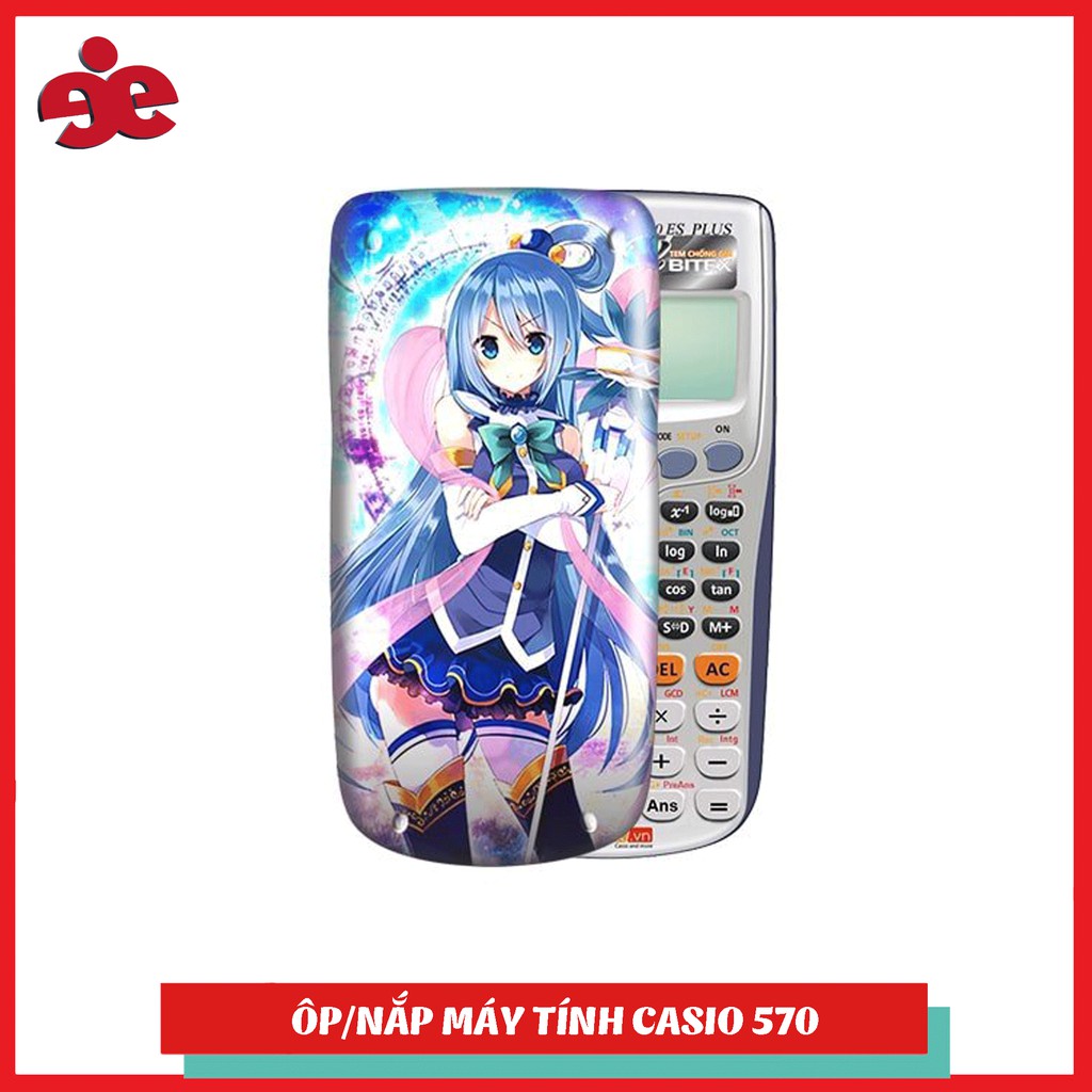 NẮP ỐP MÁY TÍNH CASIO FX 570 - NHÂN VẬT ANIME DỄ THƯƠNG