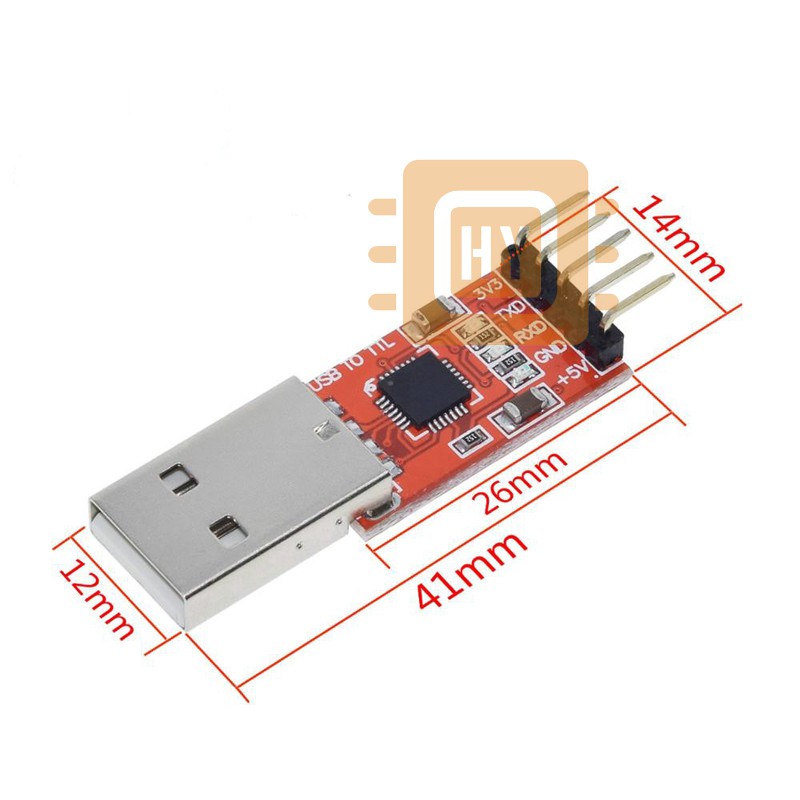1pcs CP2102 module USB to TTL serial UART STC download cable PL2303 Super Brush line upgrade