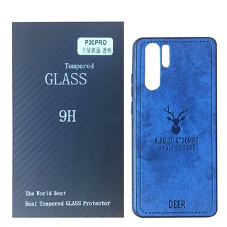 Combo Kính Cường Lực+ Ốp Lưng cho Huawei P30 Pro