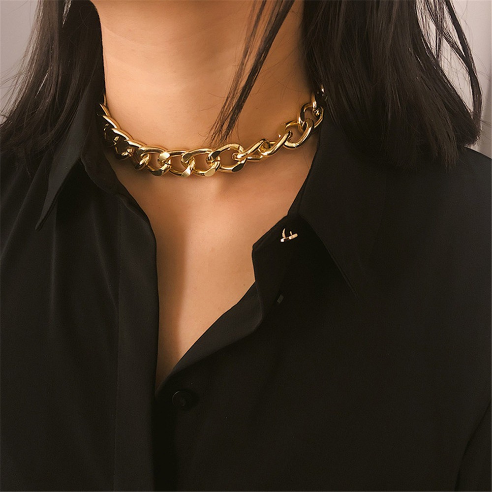 ◘ஐ Vòng cổ choker dạng chuỗi xích thời trang cá tính phong cách Hiphop