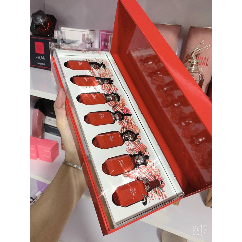 Set Nước Hoa Nữ ❣️FREESHIP❣️ Set Nước Hoa Christian Louboutin - Loubiworld Miniatures ( EDP 9ml x 7 )