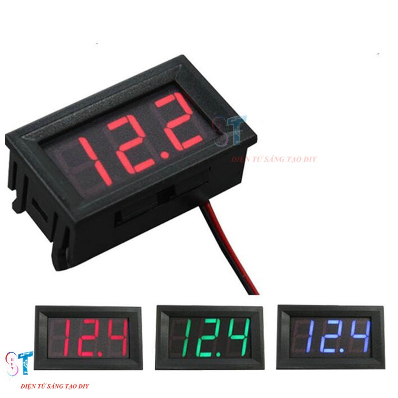 Vôn kế điện tử 0.56inch - 4.5-30VDC