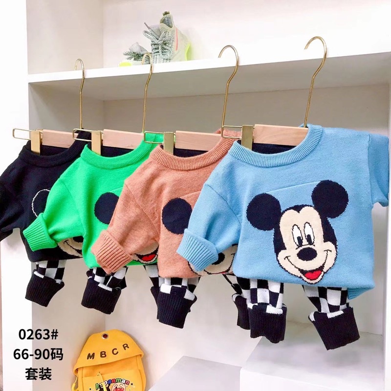 Bộ len cho bé hàng QC 100%