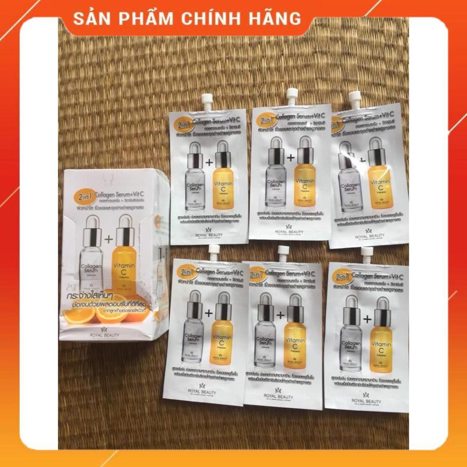 [HÀNG CHUẨN] Collagen serum + Vitamin C 2in1 Thái Lan