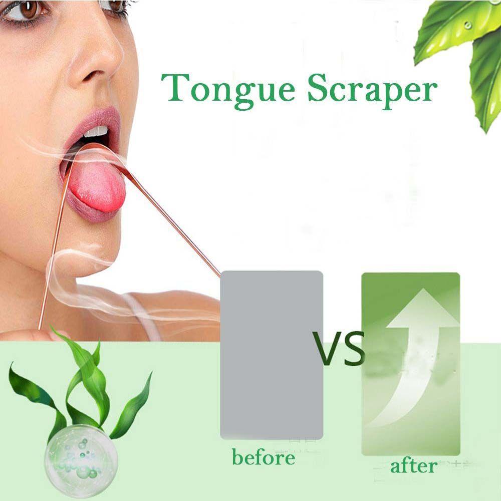 Dụng Cụ Cạo Lưỡi Bằng Đồng Chăm Sóc Sức Khỏe Răng Miệng Cho Nữ