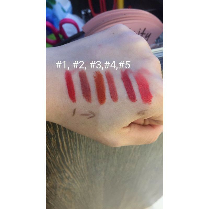 Son kem lỳ Tonymoly #ROTD Red of the day LIP MARKET VELVET SMUDGING TINT