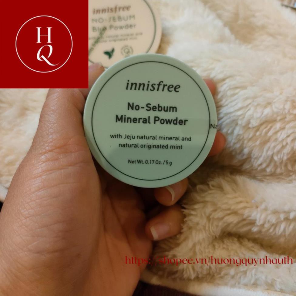 Phấn phủ kiềm dầu, che khuyết điểm Innisfree No-Sebum Mineral, Blur Powder