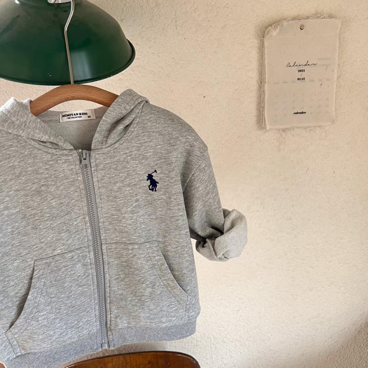 Áo Khoác Cardigan Tay Dài Có Khóa Kéo Thêu Họa Tiết Thời Trang Xuân Thu Mới Dành Cho Trẻ Em