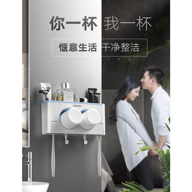 Giá Đỡ Bàn Chải Đánh Răng Gắn Tường Tiện Dụng Cho Phòng Tắm