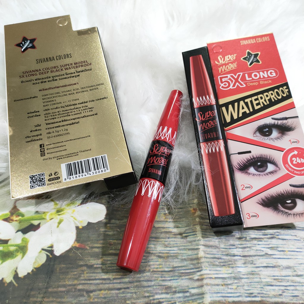 MASCARA SIVANNA 5X (Có Sẵn) Sivanna color Thái Lan Chính Hãng