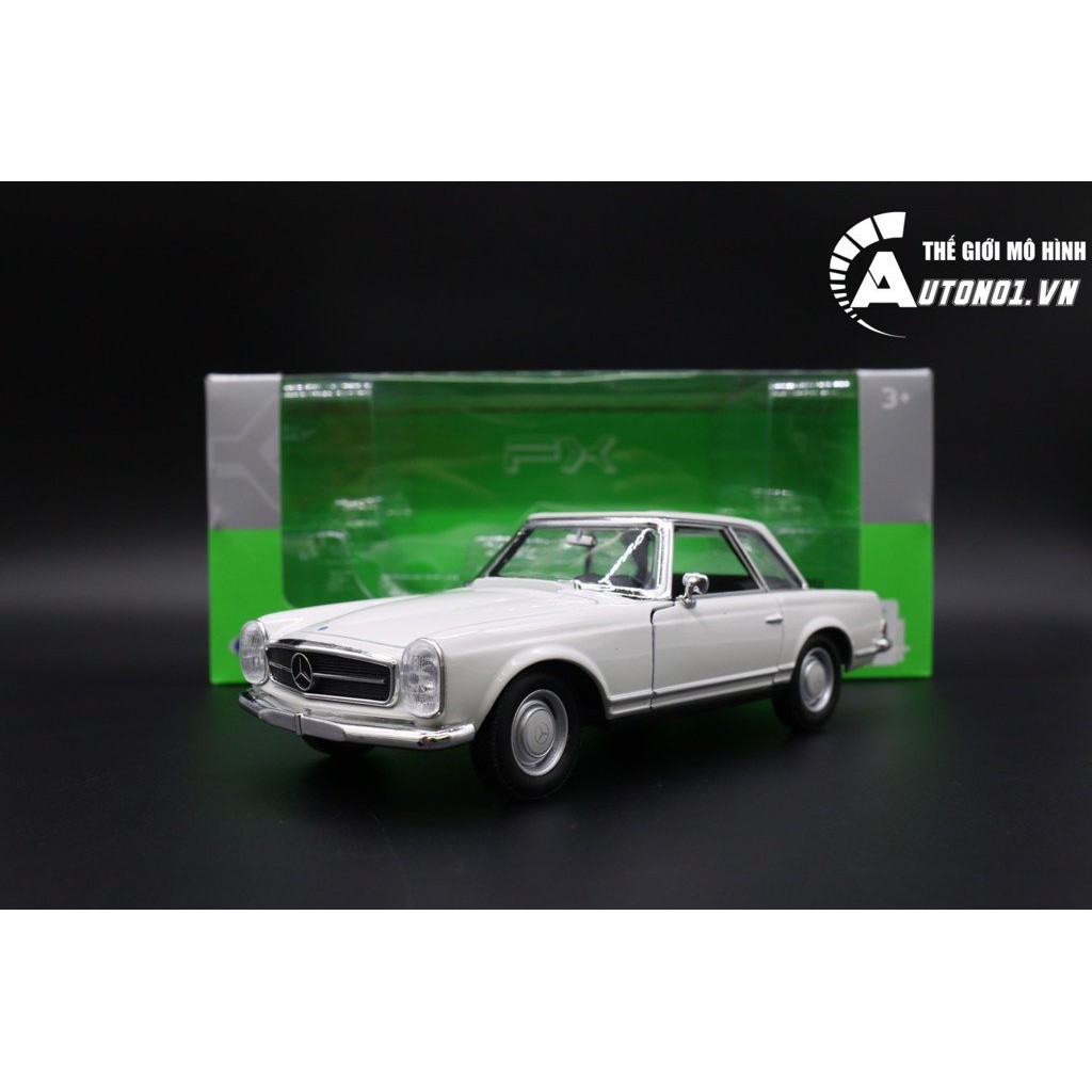 MÔ HÌNH XE MERCEDES-BENZ 230SL 1963 WHITE 1:24 WELLY 6650