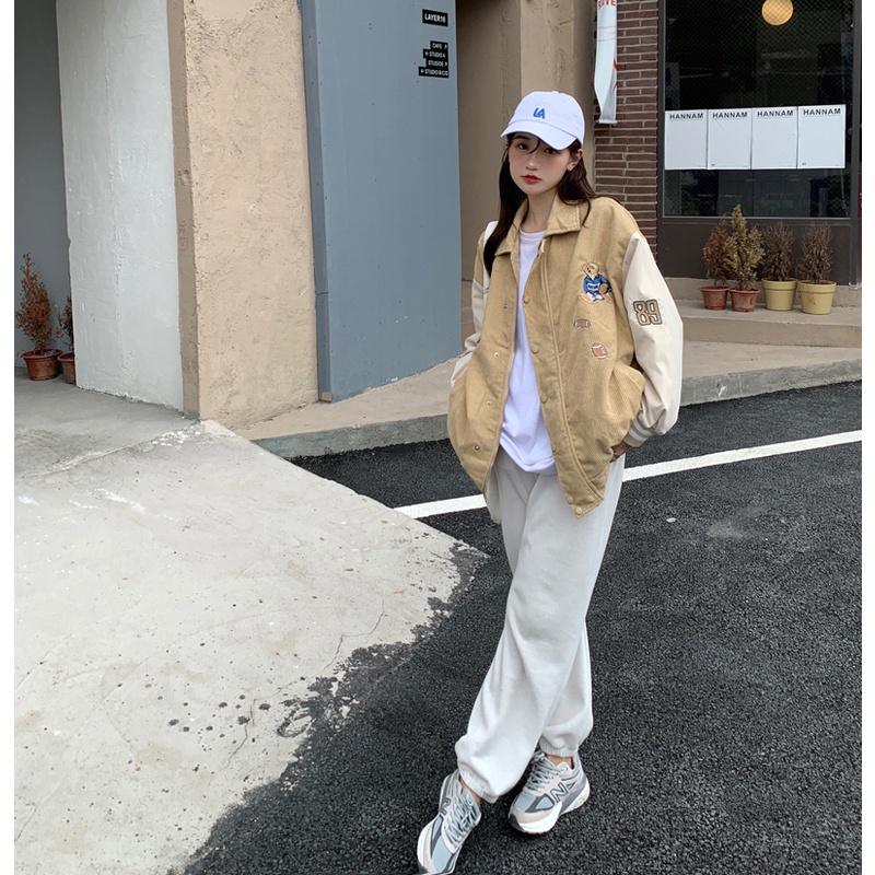 Áo khoác SUXI thiết kế kiểu blazer dáng rộng thời trang mùa thu phong cách Hàn Quốc cho nữ
