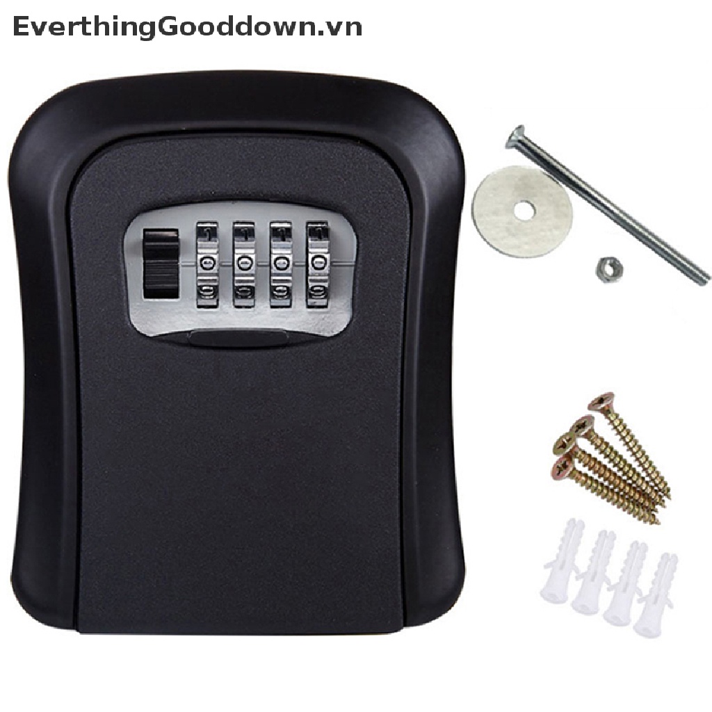 Everthingood Hộp Đựng Chìa Khóa Gắn Tường Có Mật Khẩu An Ninh