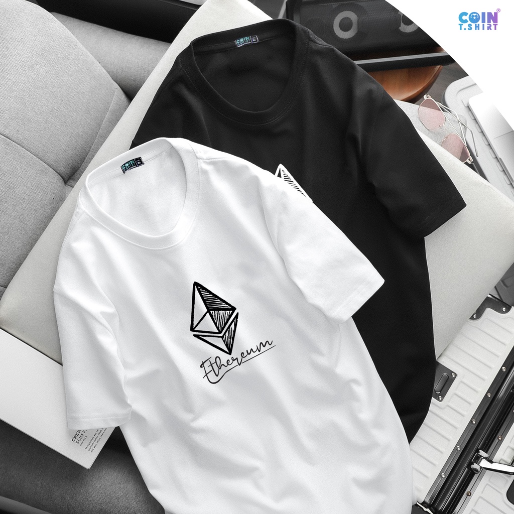 Áo thun cao cấp ETH-Ethereum, Binance, Bitcoin, Cointshirt, Crypto, BNB Chain