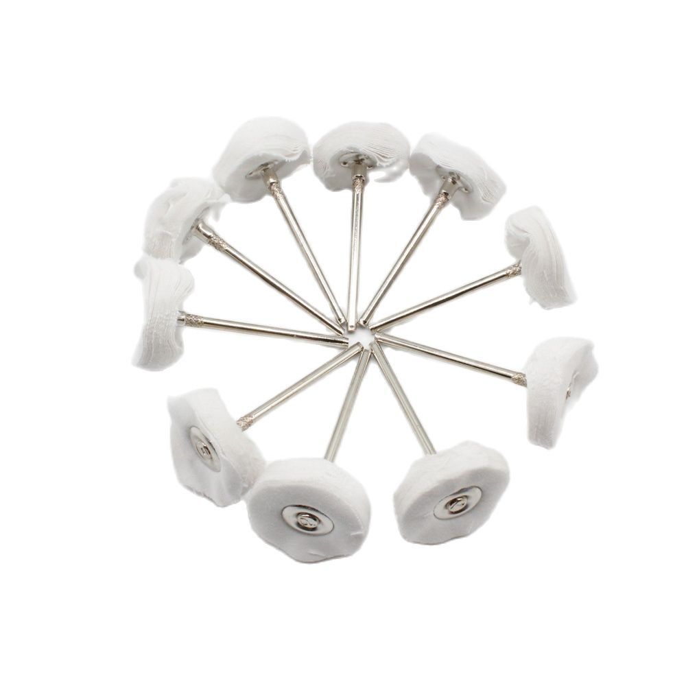 Bánh Xe Đánh Bóng Gương Trang Sức 22mm Trục 2.35mm Màu Vàng / Bạc