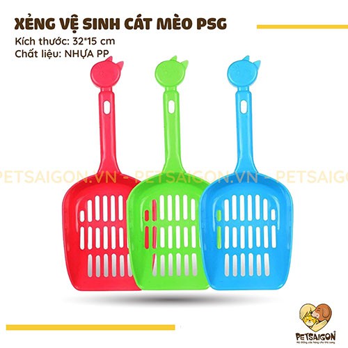 XẺNG VỆ SINH XÚC CÁT CHO MÈO PSG