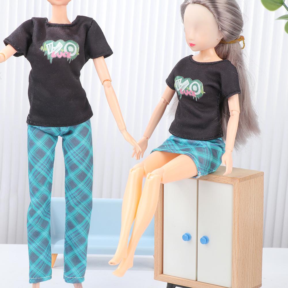 Set 2 Bộ Quần Áo Mini 30cm Cho Búp Bê Barbie