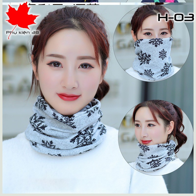 Khăn quàng cổ nữ công sở đẹp 2 lớp xoắn thời trang cho giới trẻ phong cách Hàn Quốc ( H- )