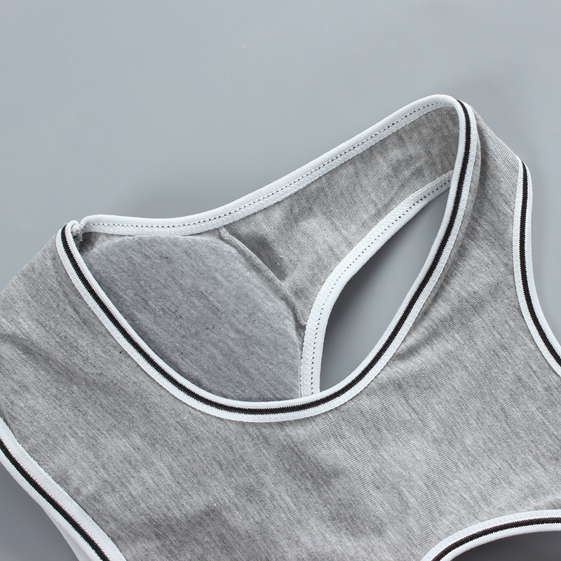 Áo Ngực Thể Thao Cotton Mềm Kháng Khuẩn Có Mút Đệm B220