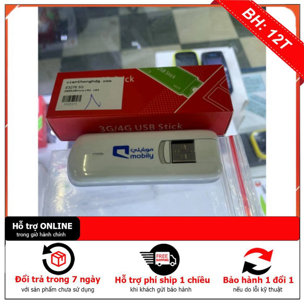 BUNG NÔ GIÁ Usb 3G/4G Huawei E3276 - Dcom E3276 Tốc Độ Cao, Đa Mạng BUNG NÔ GIÁ