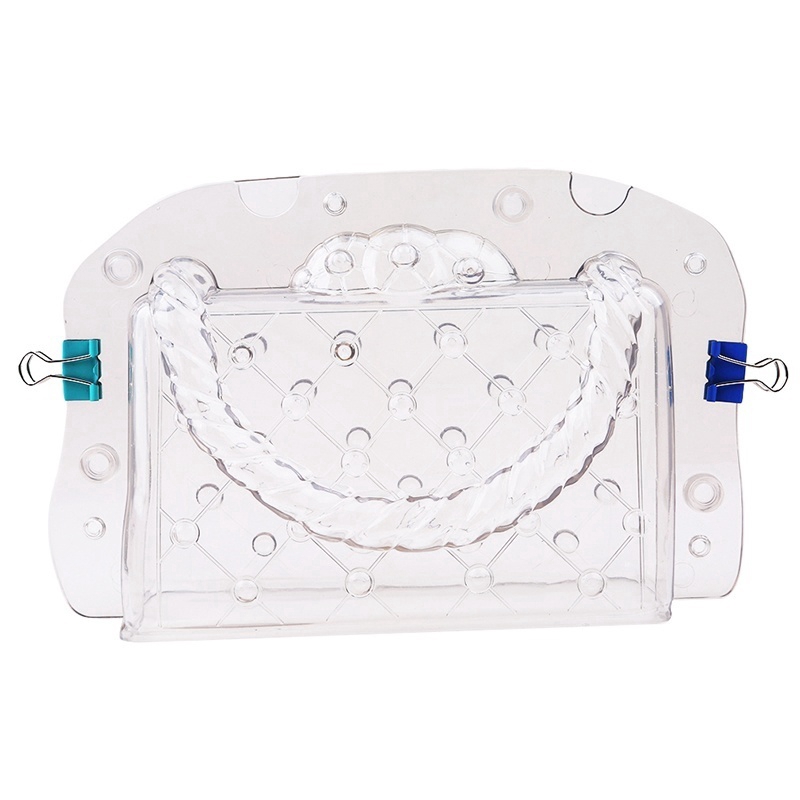 Khuôn nhựa làm bánh kẹo diy hình chiếc túi xách 3d độc đáo