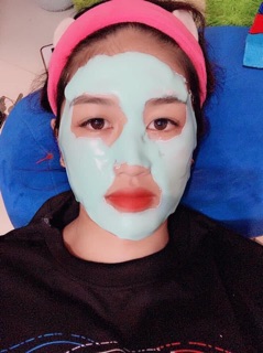 Bột đắp mặt dẻo bạc hà trà xanh ( mask dẻo)
