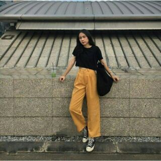 Áo Croptop CỔ TRÒN COTTON