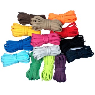 Dây giày hình bầu dục 60 - 80 CM dành cho trẻ em Người lớn Dây giày rộng 7 mm Polyester cho giày thể thao