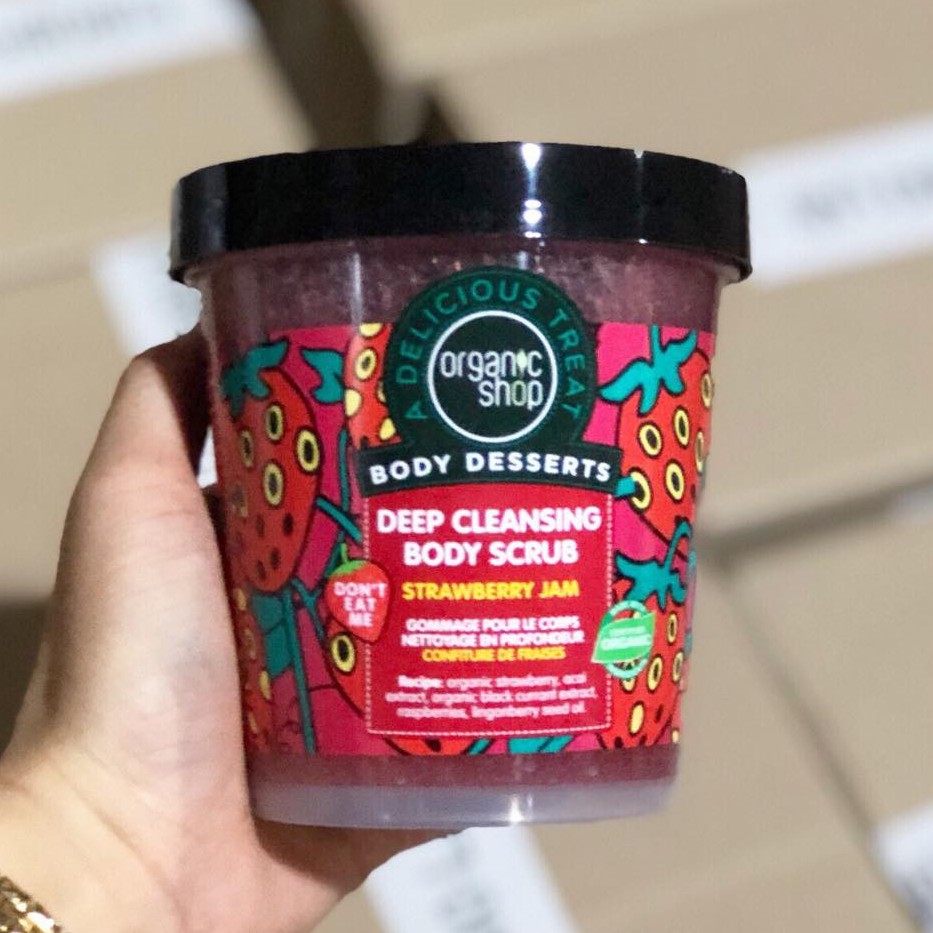 Tẩy Tế Bào Chết Toàn Thân Organic Shop Body , Organic Shop Body Desserts Body Scrub