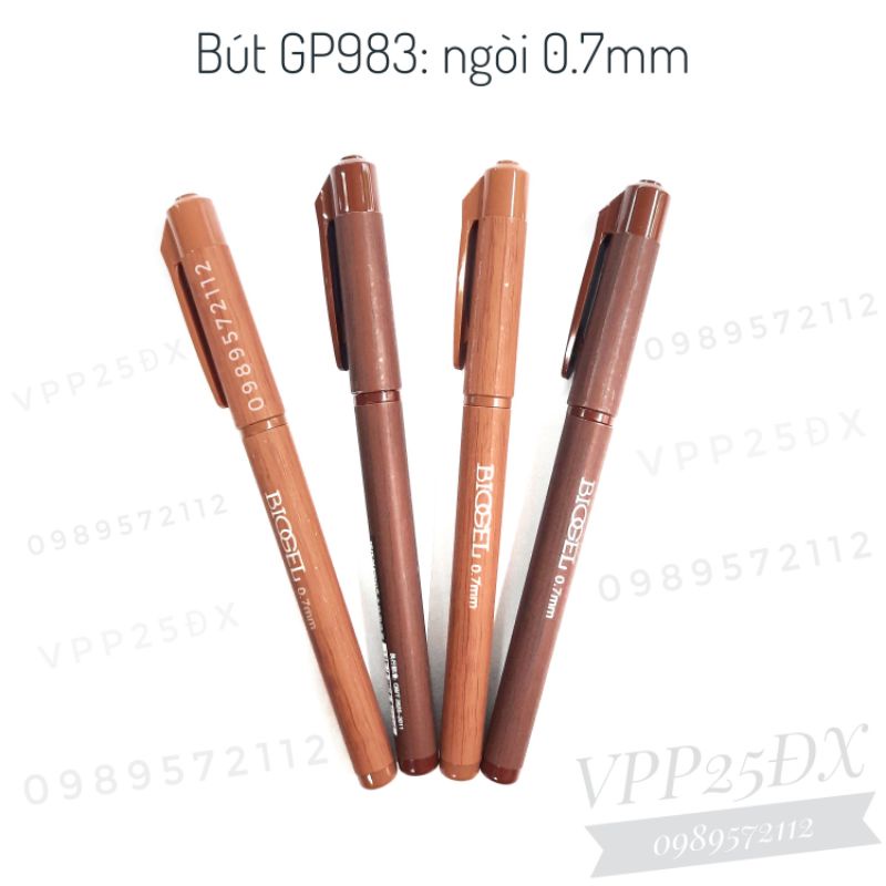 Hộp 12cái Bút bi nước GP983 ngòi 0.7mm.Bút ký.