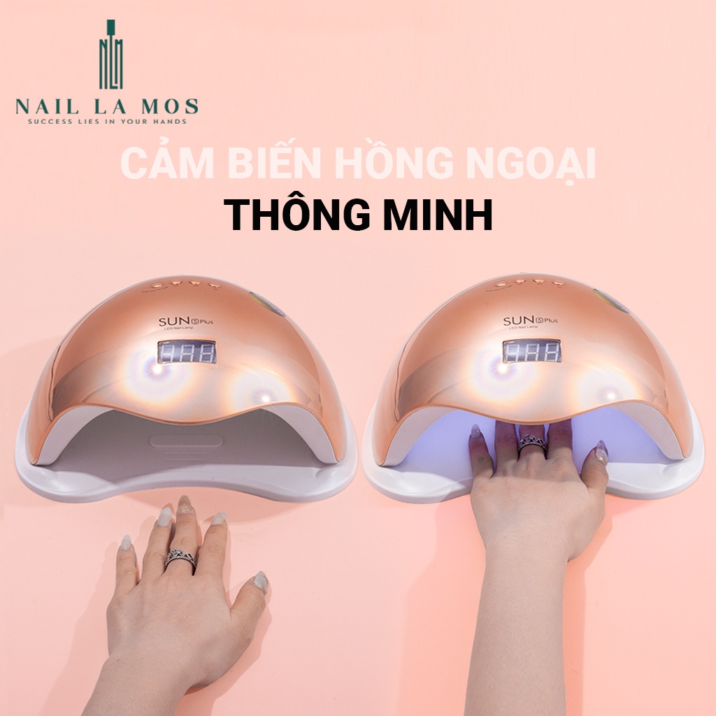 Máy hơ gel SUN 5 Plus tráng gương cầu vồng 48W 36 bóng đèn (bảo hành 6 tháng)