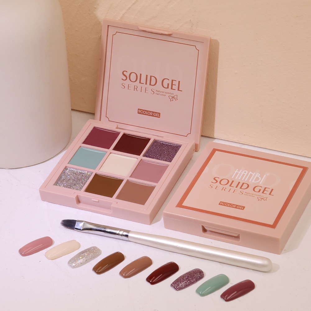 Bảng Màu Gel Sơn Móng Tay 9 Màu Sắc Thời Trang