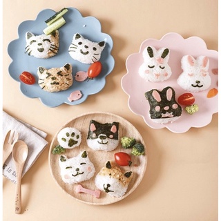 Set khuôn bento tạo hình cơm nắm dễ thương