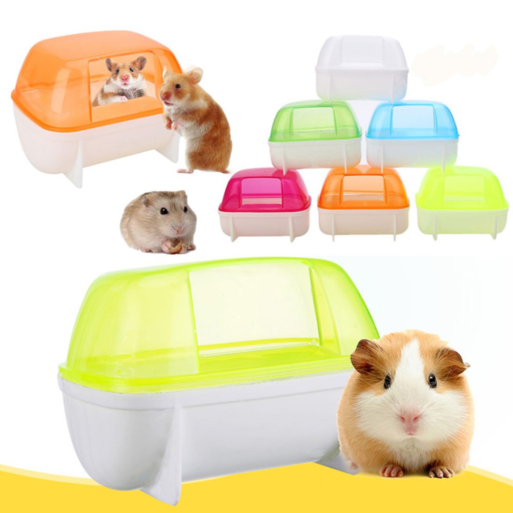 Nhà tắm nhựa cho Hamster Size 10.3 x 7.3 X 7 cm [ LOẠI 1 ] cam kết đổi trả nếu hàng lỗi