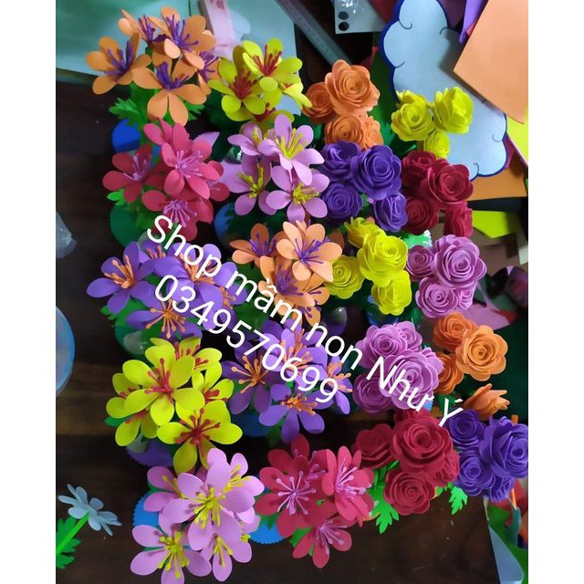 Đồ dùng mầm non _ Hoa trang trí góc mầm non 🌻SHOP MẦM NON NHƯ Ý 🌻