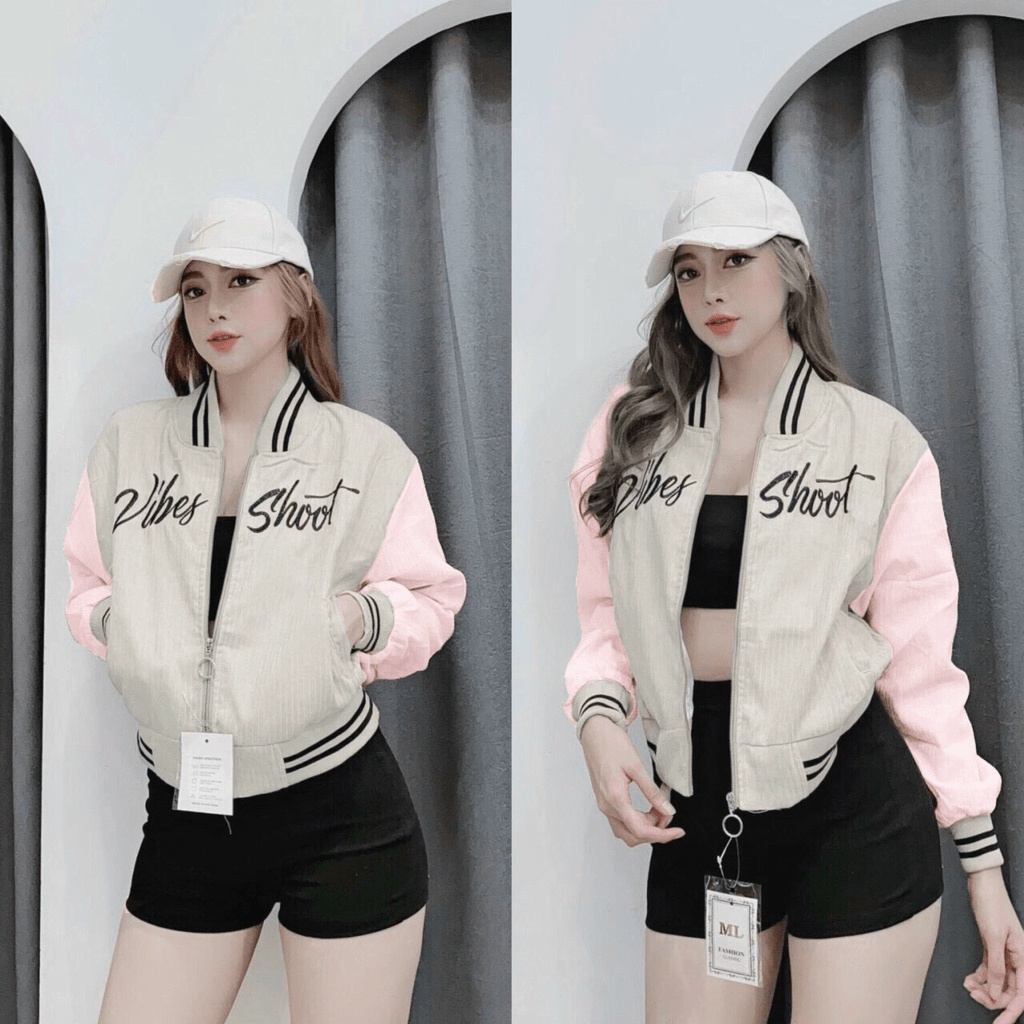 ÁO KHOÁC NỈ DÙ 2 LỚP NỮ THỜI TRANG CỰC XINH XẮN , THỜI TRANG HOTTREND 2022 KOKO MI