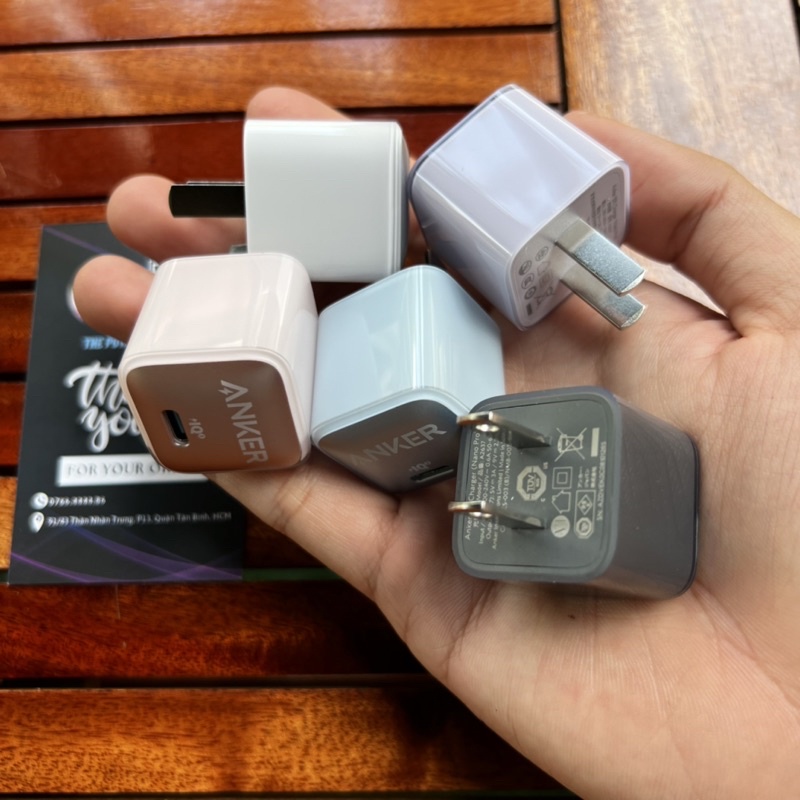 Củ Sạc Nhanh ANKER A2637 PD 20W Công Nghệ Sạc Nhanh iQ3 - Bảo hành 12 tháng