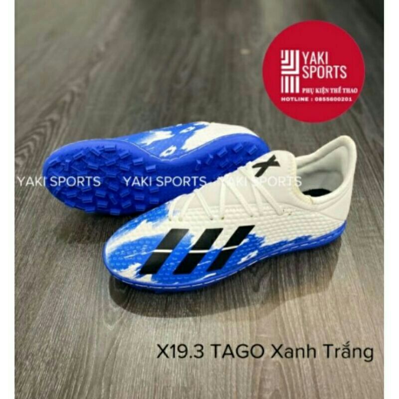 Giày đá bóng sân cỏ nhân tạo X20 -Khâu kín đế 100% -Đế cao su siêu bền